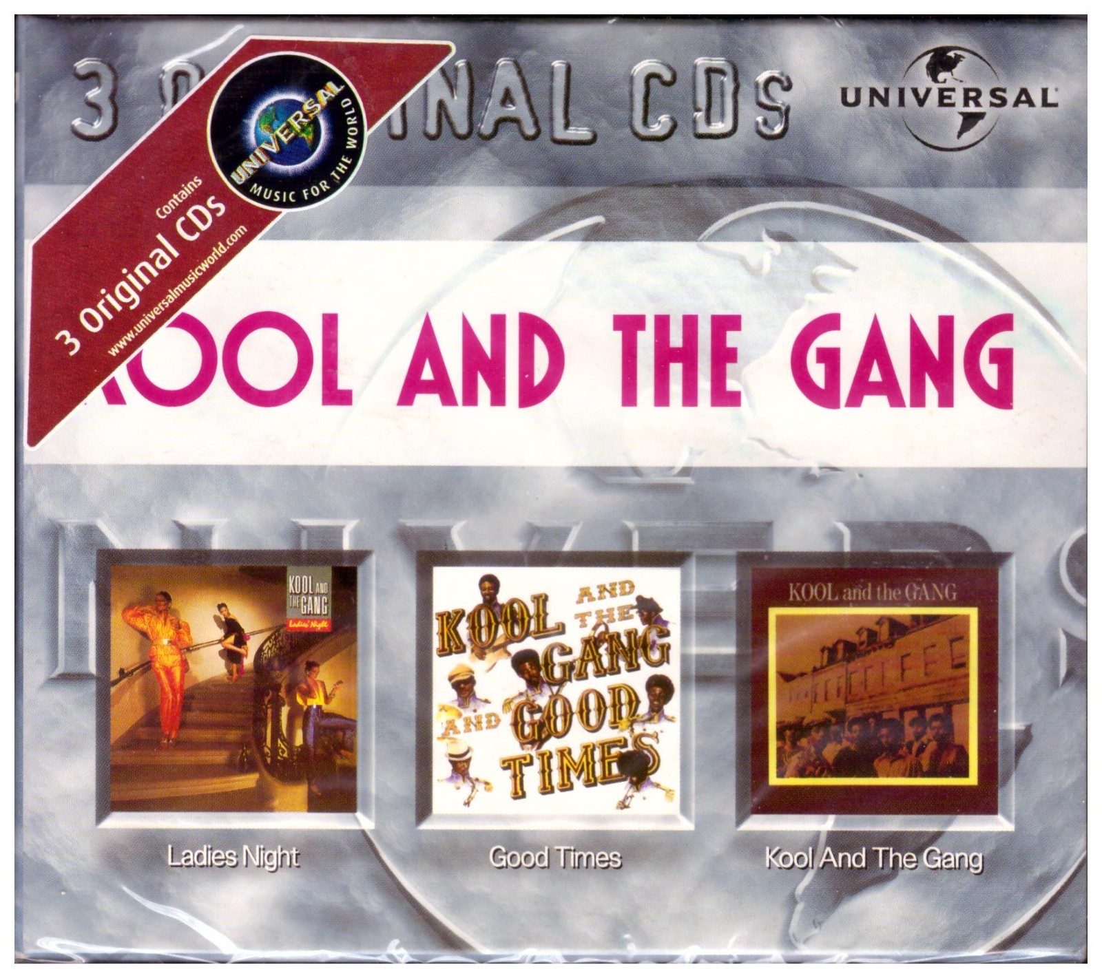 Kool And The Gang, Ladies Night / Good Times / Kool And The Gang (3 x CD, Album,