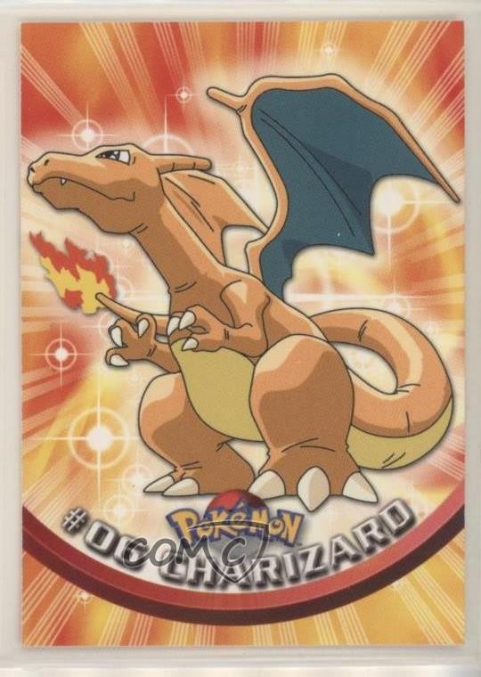 Charizard 2nd Printing (Black Topps Logo) #6 1999 0b48