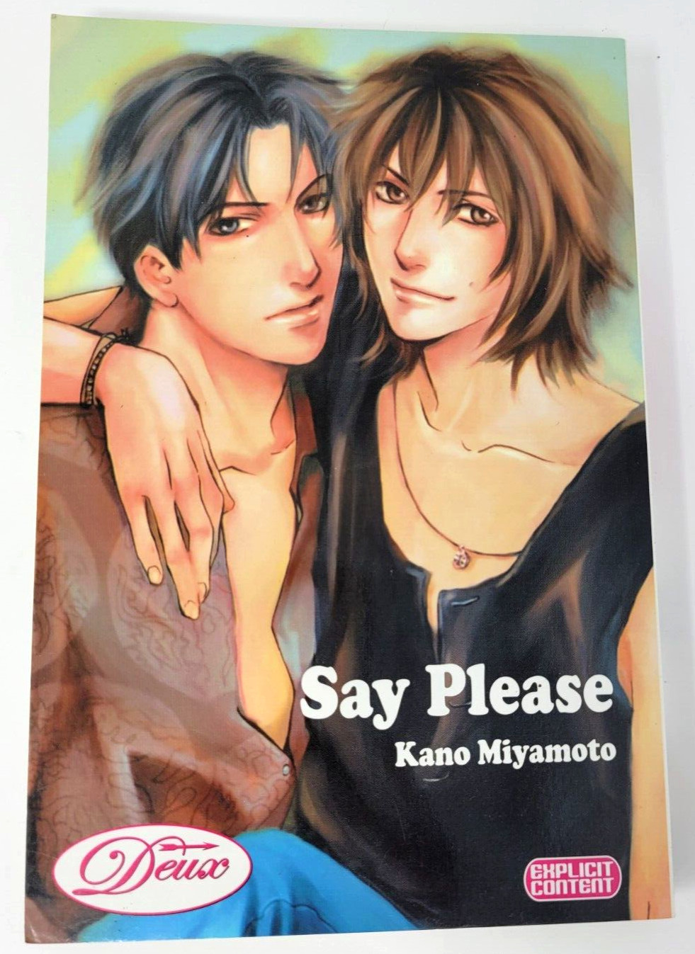 Say Please - Graphic Novel manga - Kano Miyamoto - DeuX