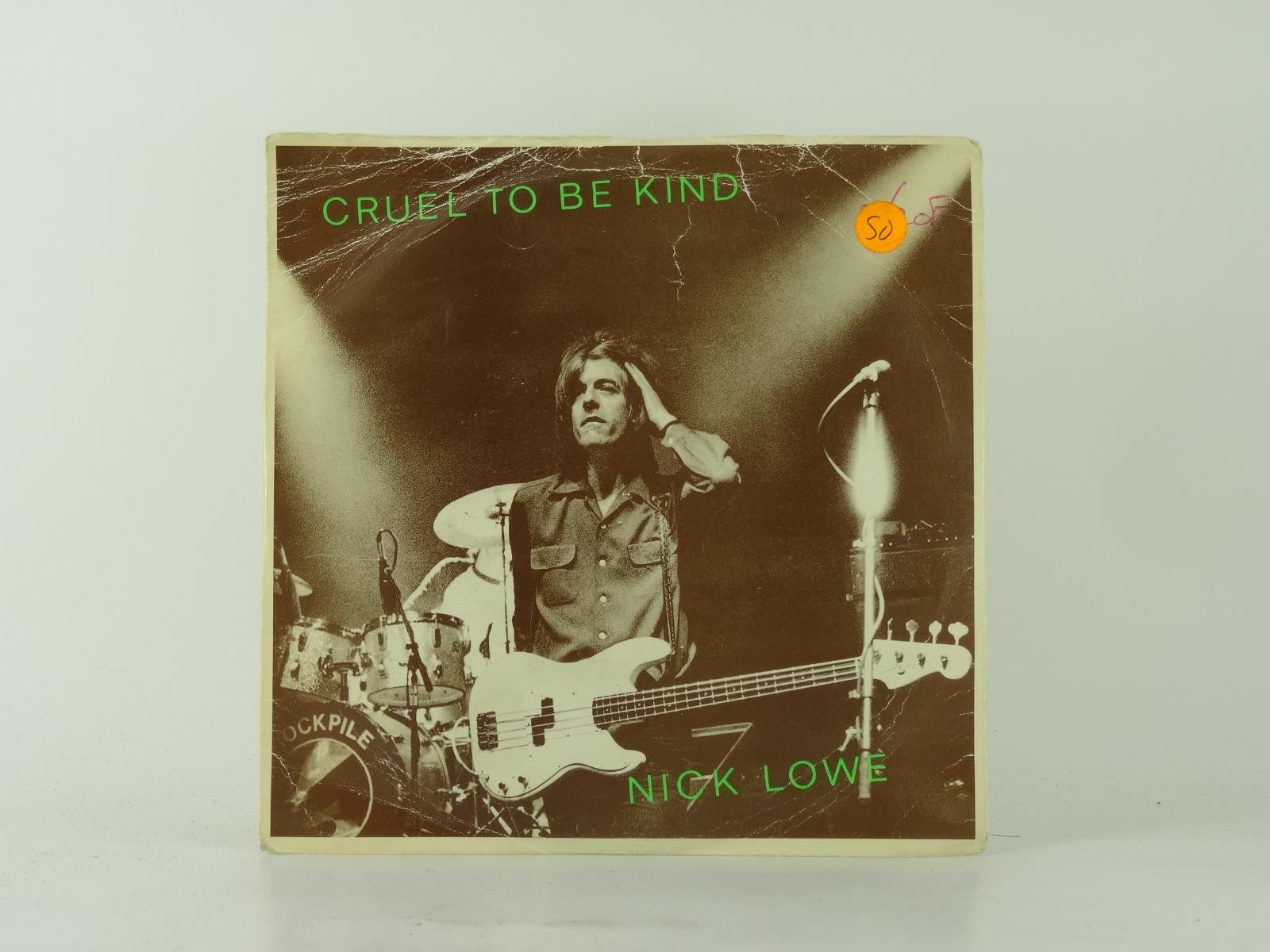 NICK LOWE CRUEL TO BE KIND (10) 2 Track 7" Single plus Picture Sleeve RADARSCOPE