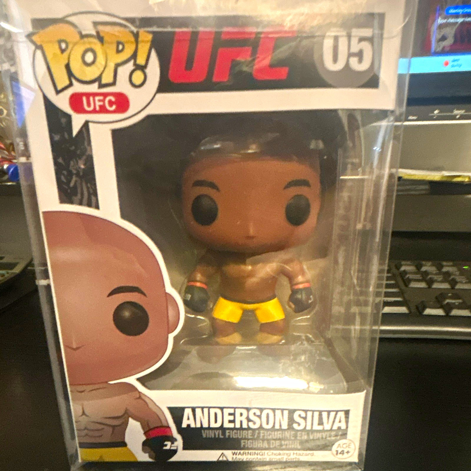 Funko Pop! Modellino in vinile UFC Anderson Silva #05 serie 1 con custodia protettiva