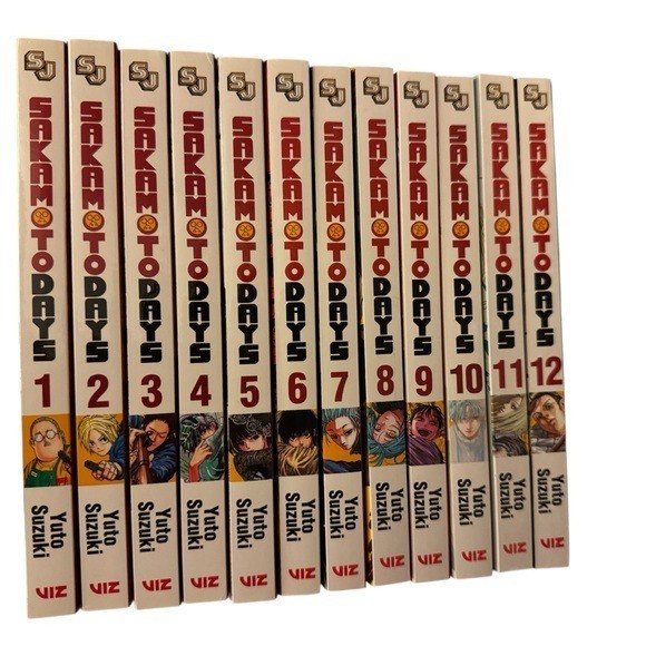 Set fumetti manga Sakamoto Days volumi 1-12 di Yuto Suzuki
