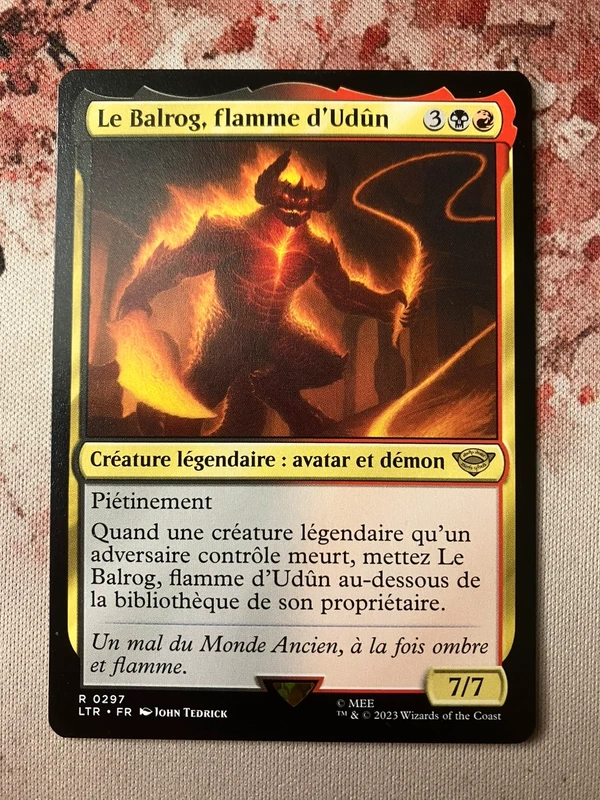 Le Balrog, flamme d'Udûn FR