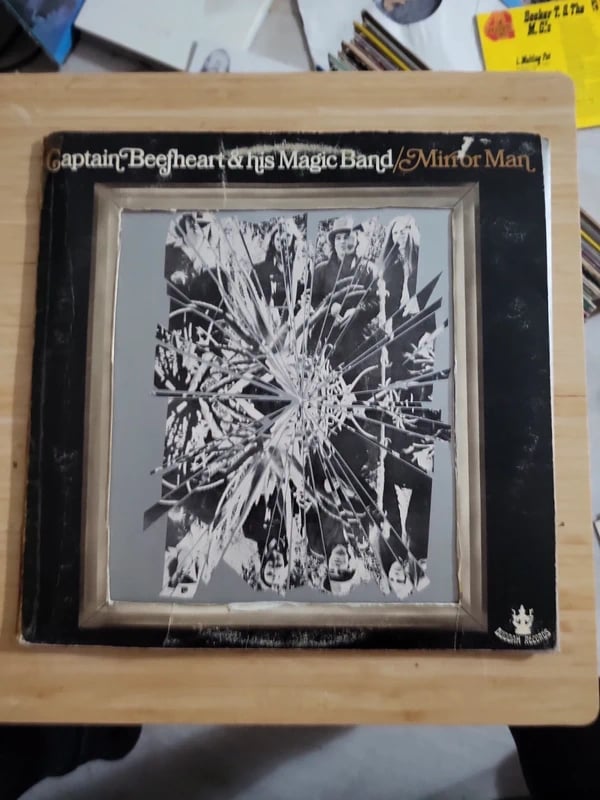 CaptainBeefheart & his Magic Band: Mirror Man, original UK-LP, Gimmix- Fenster-Cover, toc