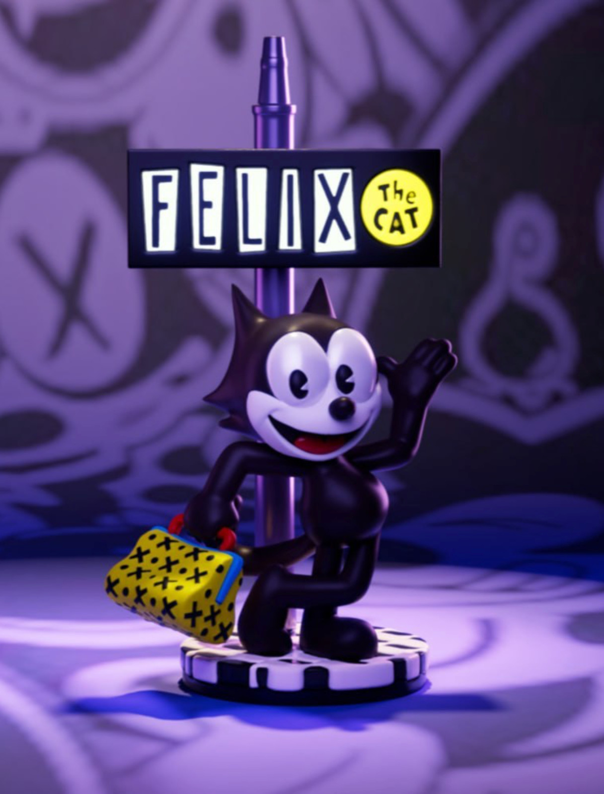 FAN ART ACTION FIGURES 3D  FELIX THE CAT, in Resina KIT