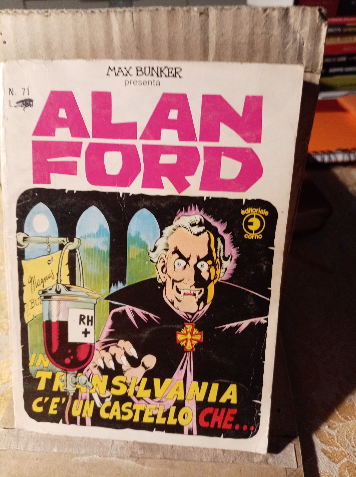 ALAN FORD N.71 IN TRANSILVANIA C'E' UN CASTELLO CHE...magnus & bunker corno 1975