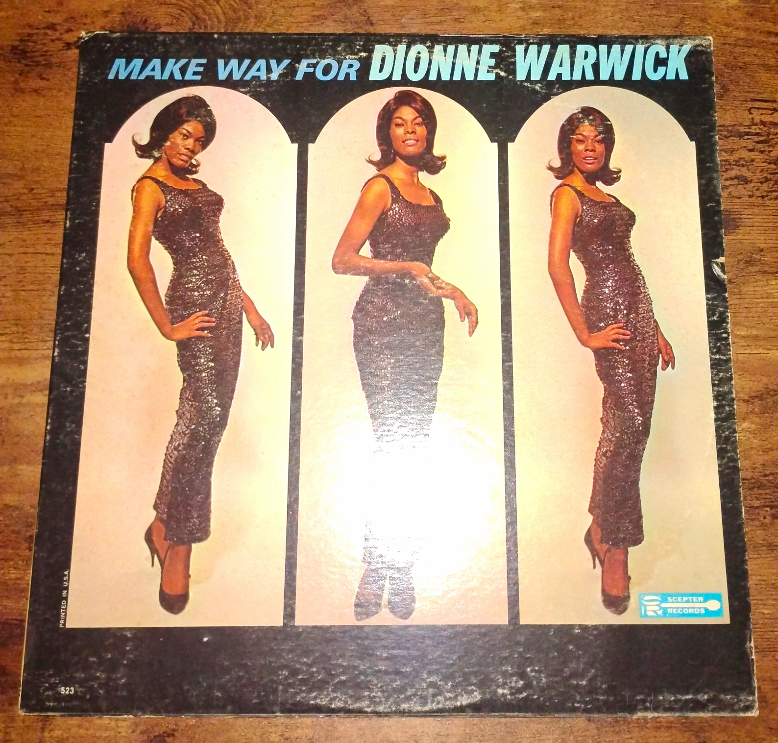 Dionne Warwick"MAKE WAY FOR DIONNE WARWICK"(12"LP/SCEPTER){#LP 523}(VG+/EX)