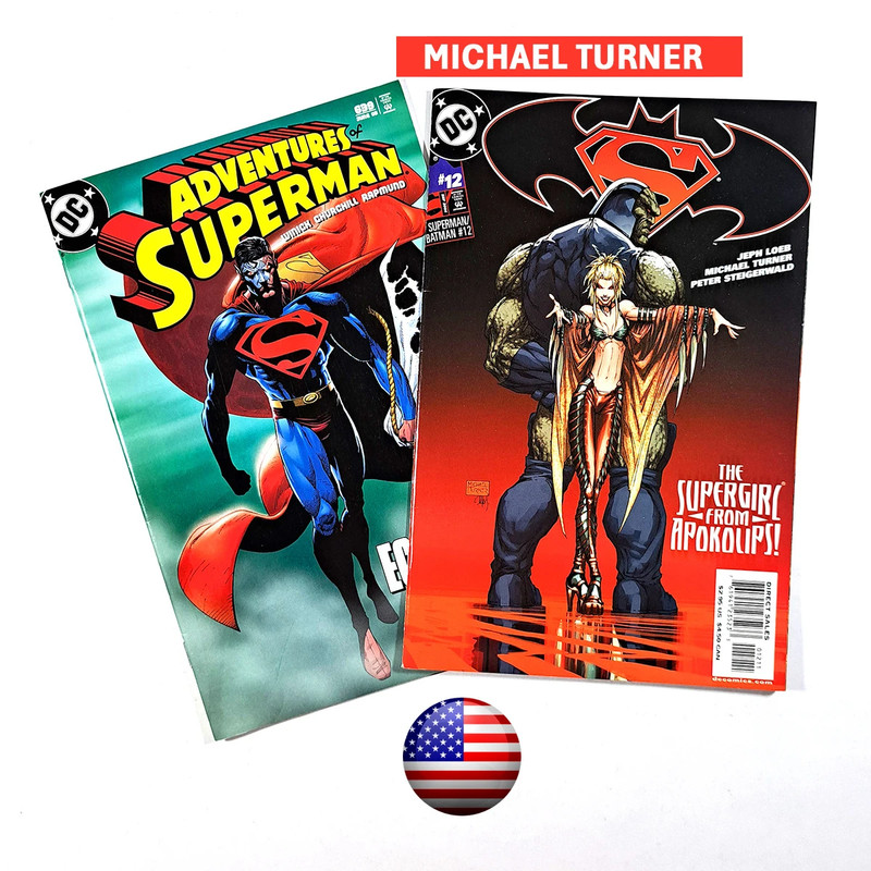 Superman/Batman #12 + Adventures of Superman #639 - 2004/2005 Jeph Loeb / Michael Turner