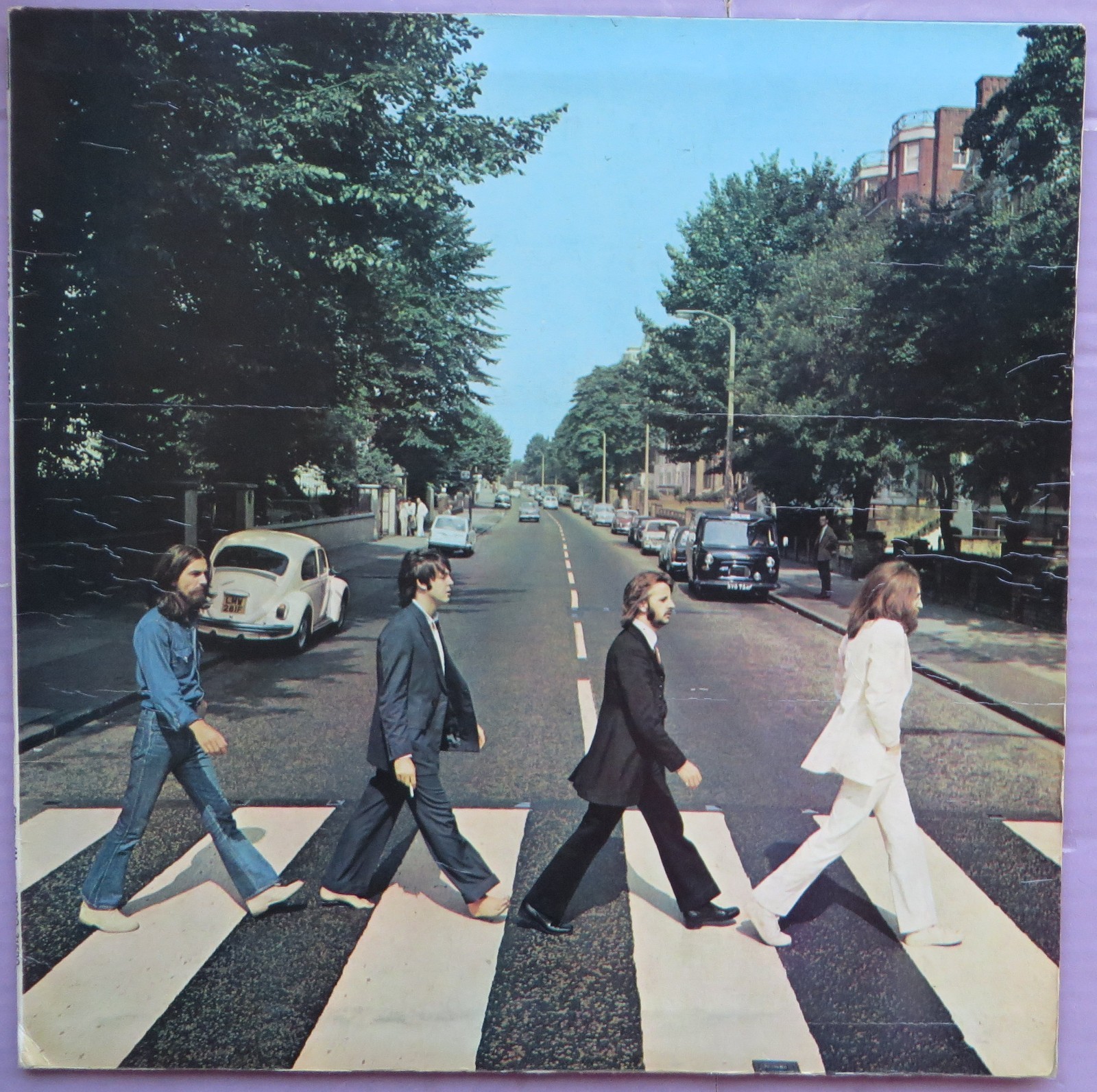 THE BEATLES - ABBEY ROAD - VINYL LP -  ITALY 1969 EX/EX+