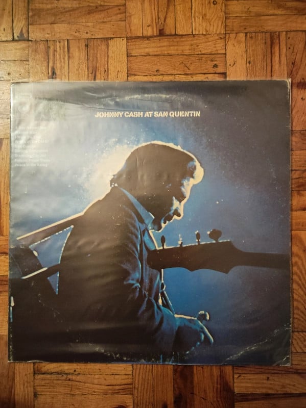 Johnny cash - at san quentin (lp 1969 - edición original columbia cs 9827)