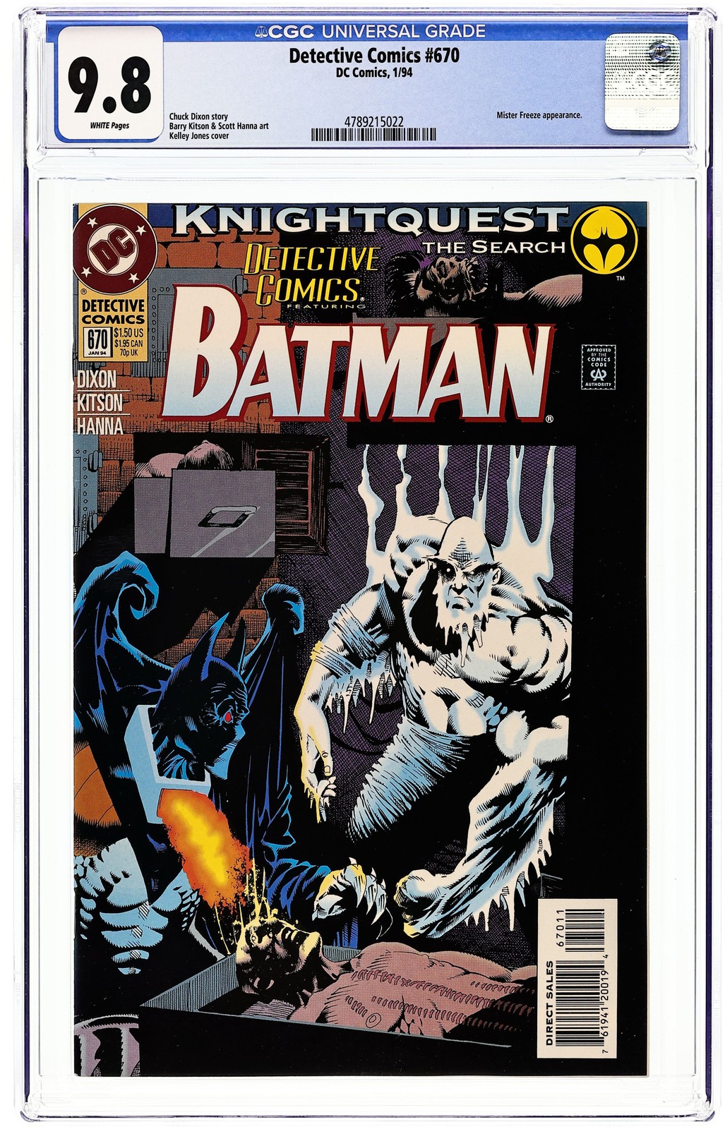 Detective Comics #670 CGC 9.8 1994 4789215022