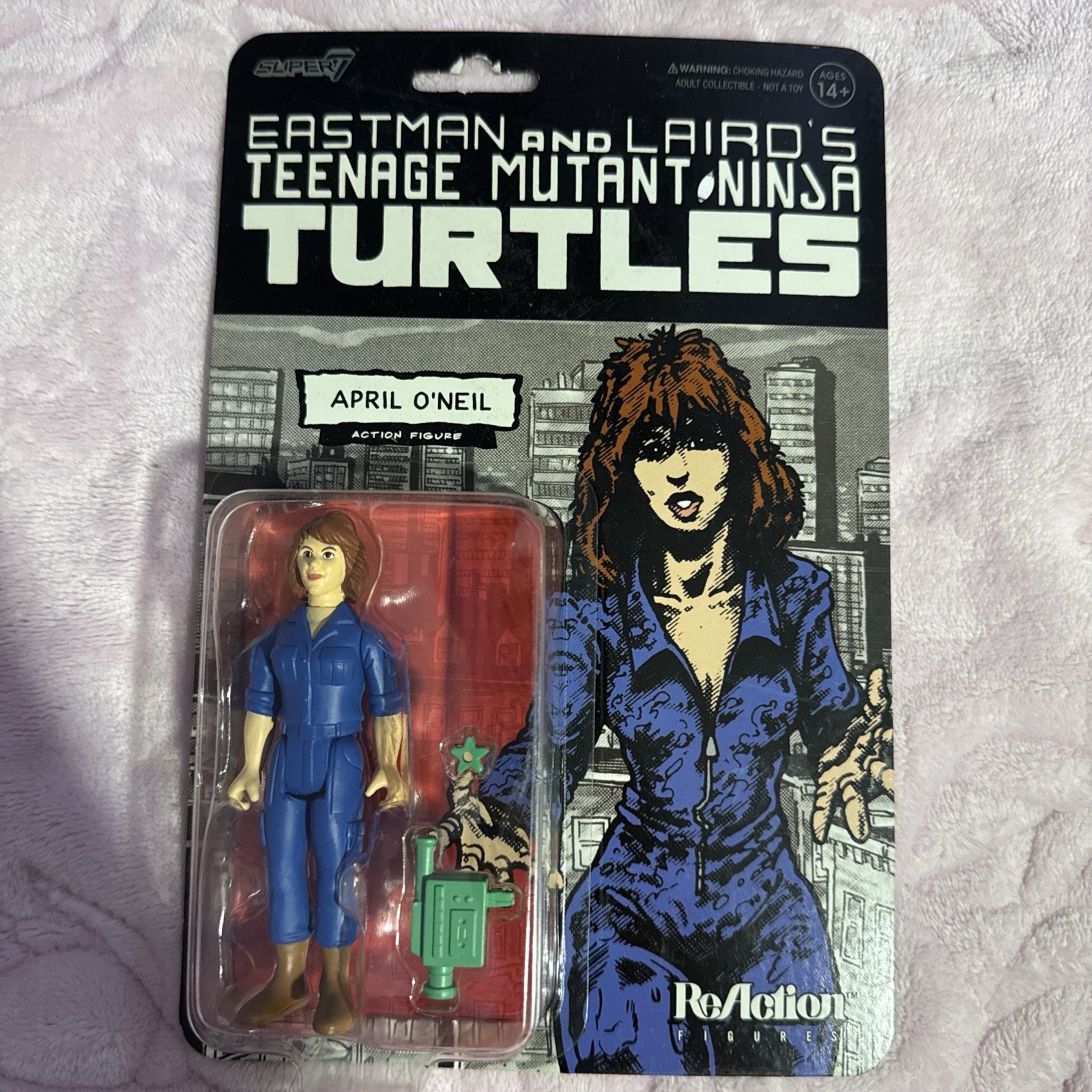 Super 7 ReAction Figures, Teenage Mutant Ninja Turtles: April O'Neil Nuovo con scatola (#2)