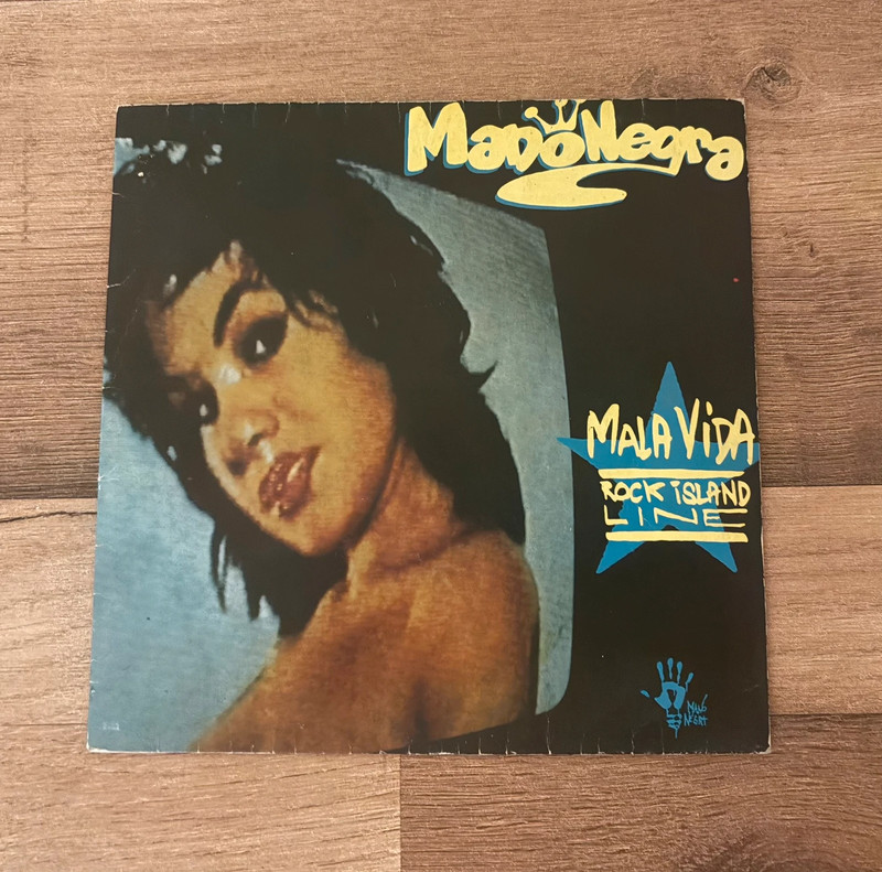Disque Vinyle / SP / 45 Tours - Mano Negra : Mala Vida / Rock Island Line