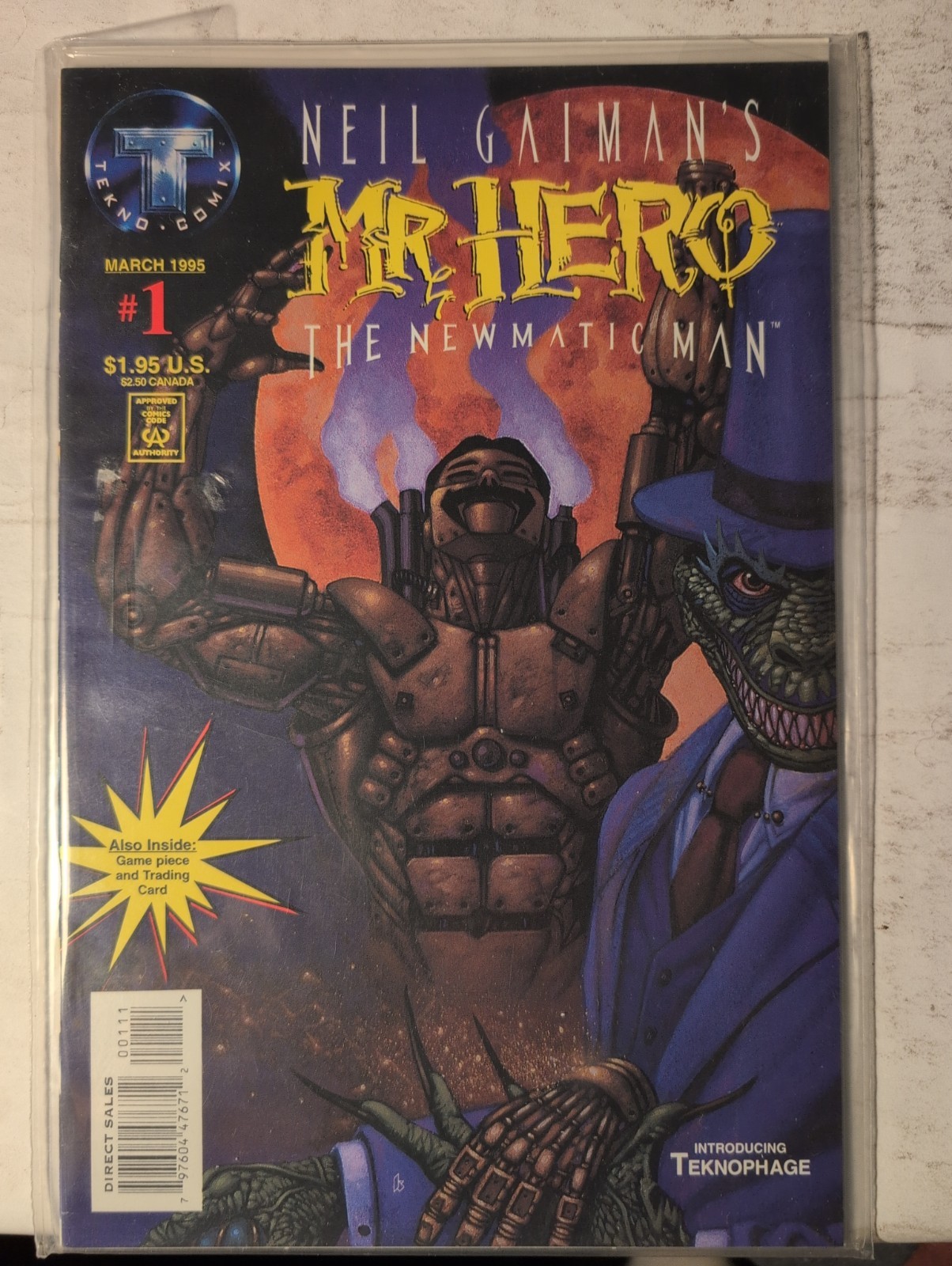Techno.Com Mr Hero primo numero marzo 1995