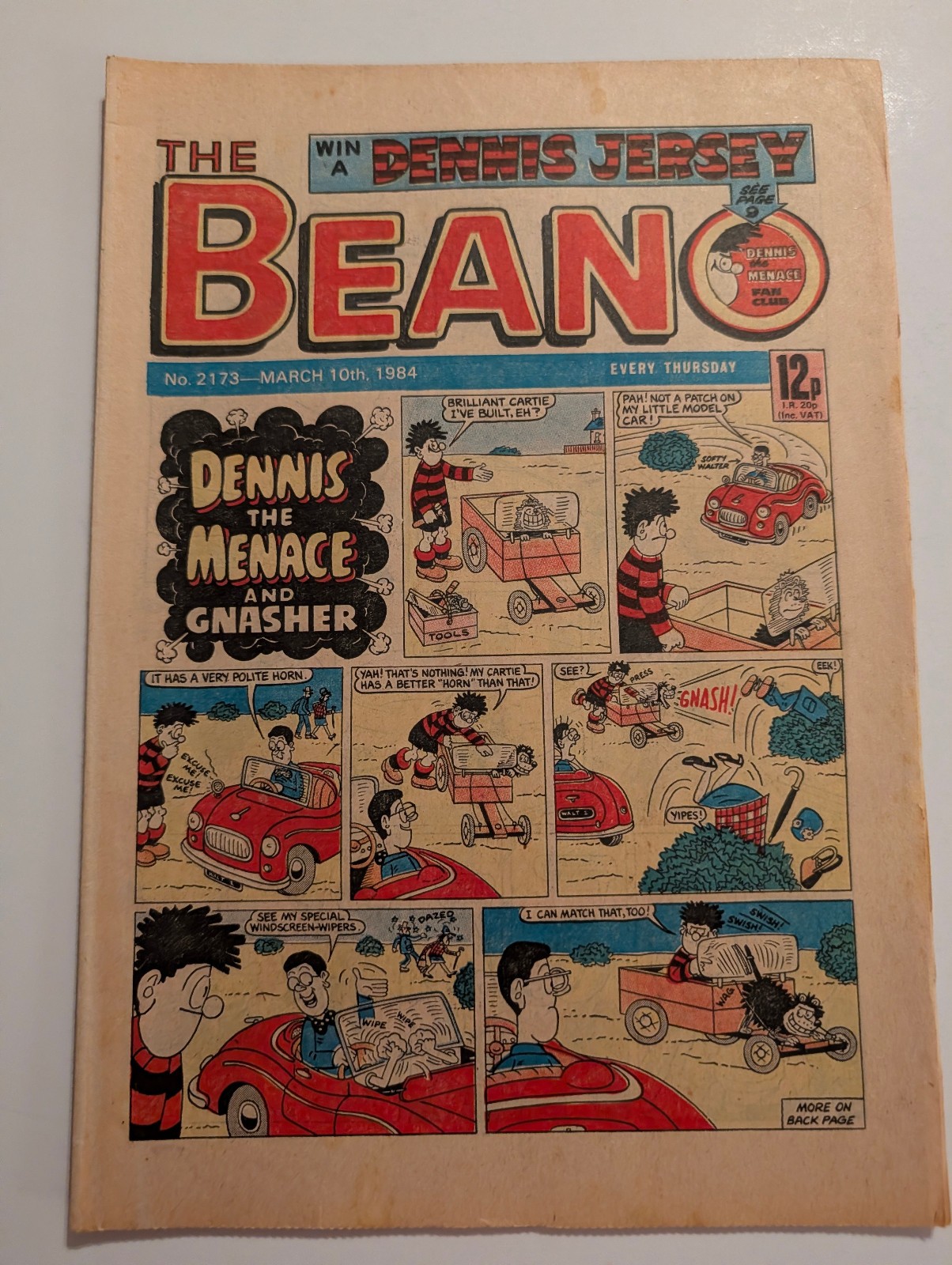 Beano Comic No 2173, March 10th 1984.