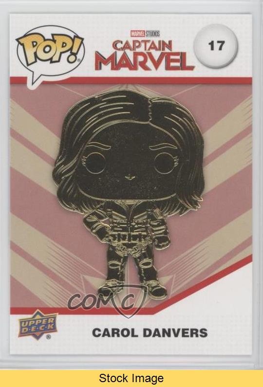 Upper Deck 2023 Funko Pop Marvel Infinity Saga Gold Carol Danvers #17 LEGGI 13ib