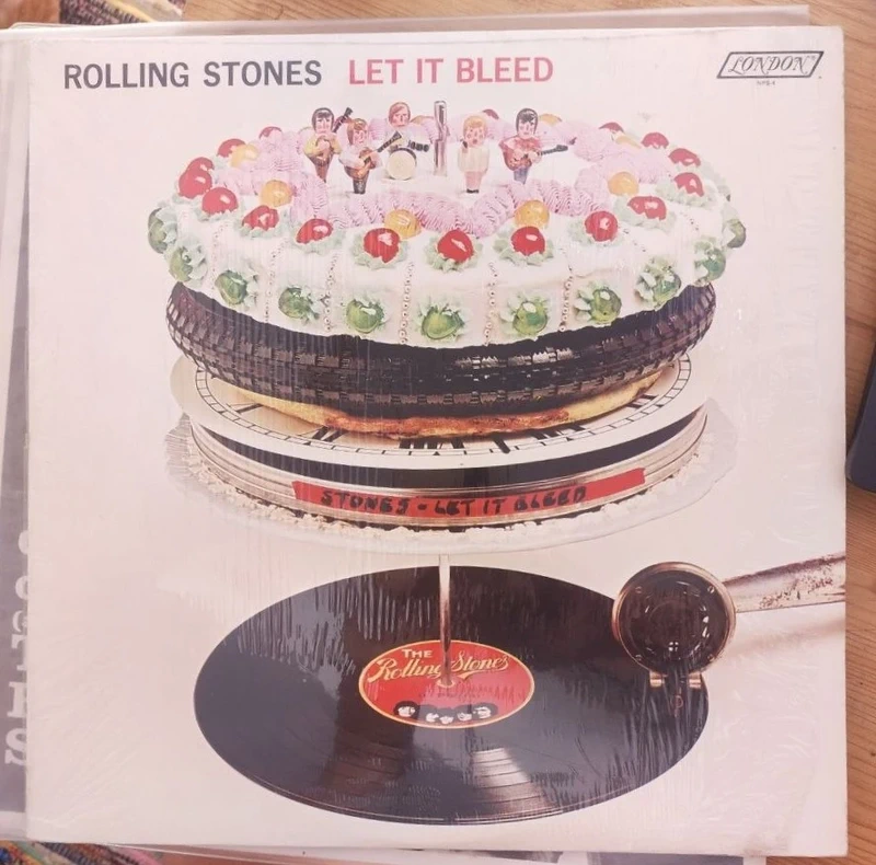 Rolling Stones Let It Bleed LP USA 1986