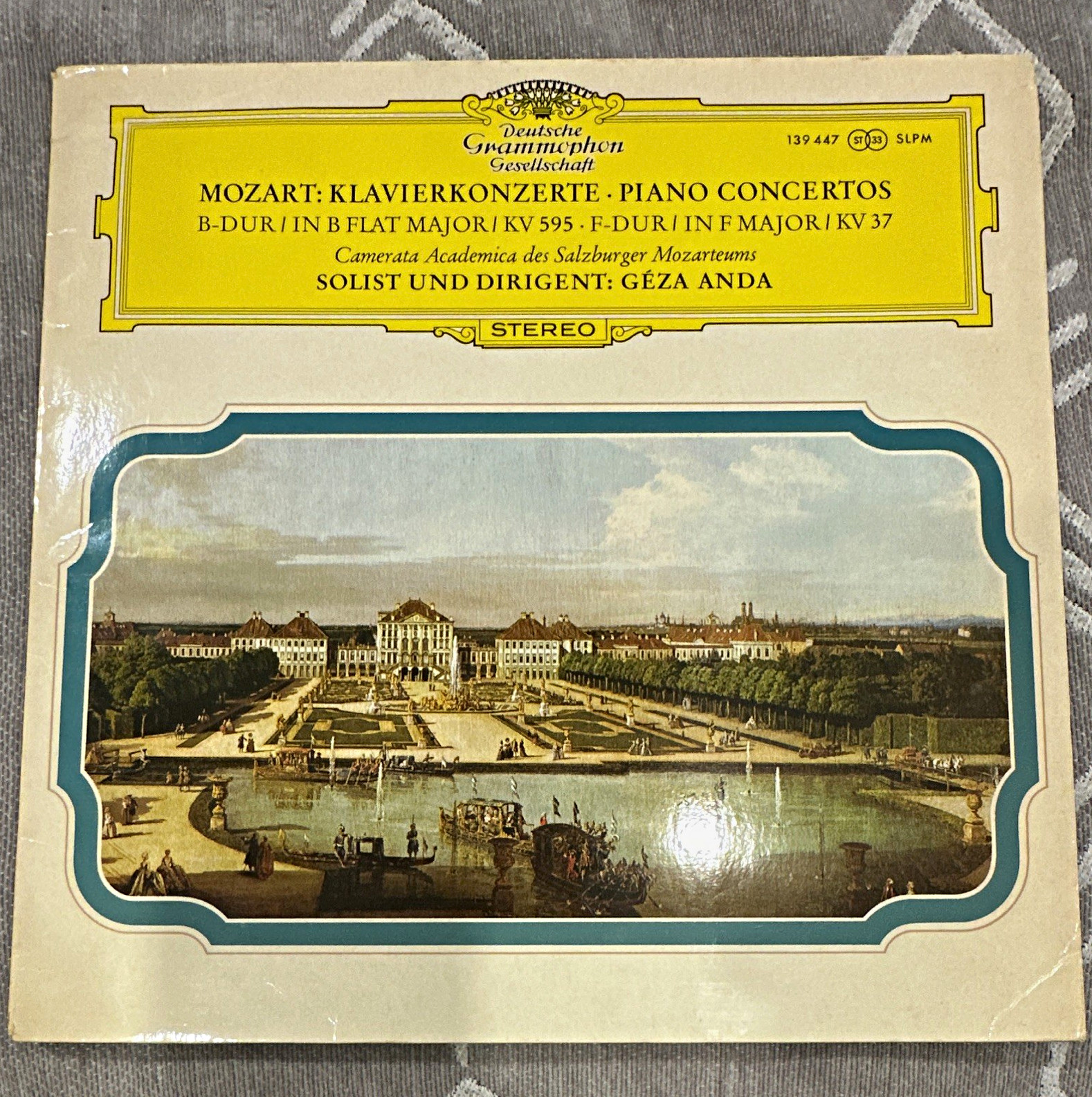 Deutsche Grammophon Mozart Klavierkonzerte Géza Anda LP Stereo 139 447