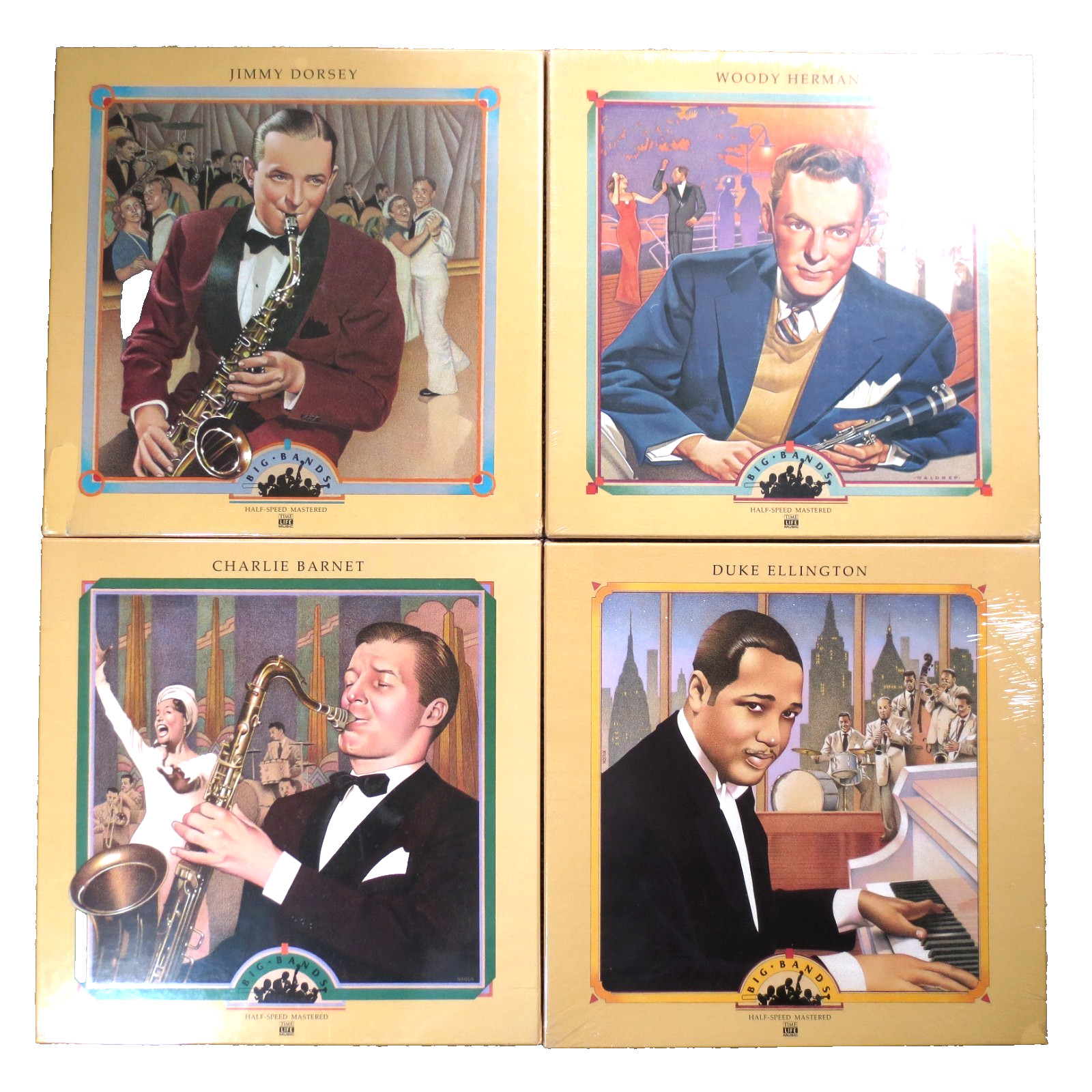 Time Life Music Big Bands LP Ellington, Herman, Dorsey, Burnet Vinyl Records