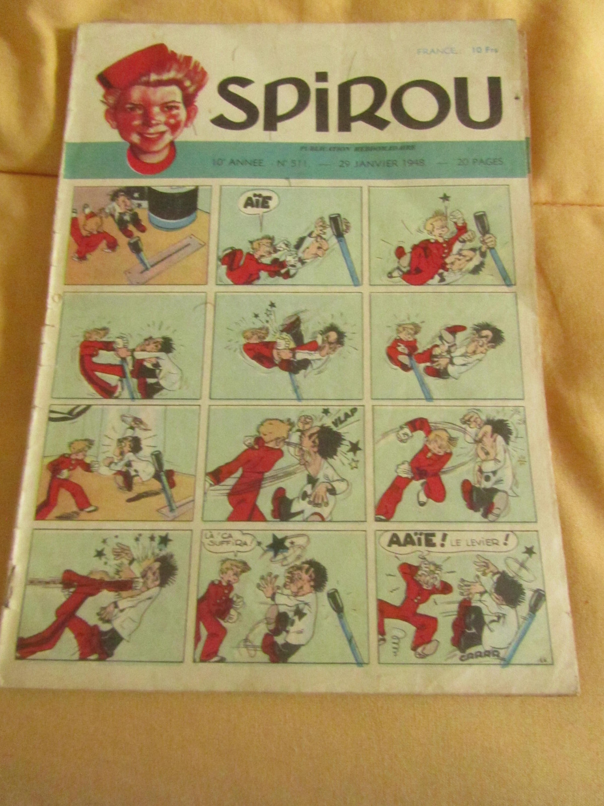 SPIROU MAGAZINE N° 511 DU 29 JANVIER 1948 - 20 PAGES DE BD CULTES
