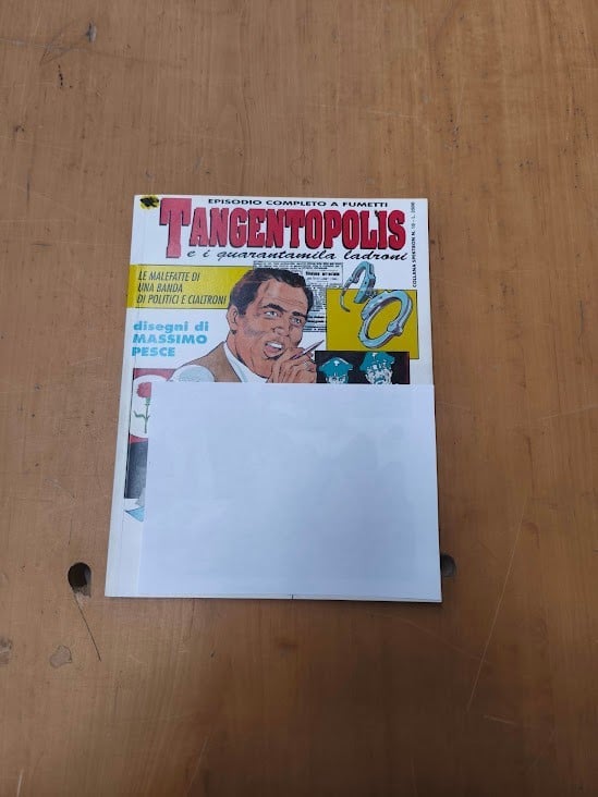 Fumetto Tangentopolis e i quarantamila ladroni