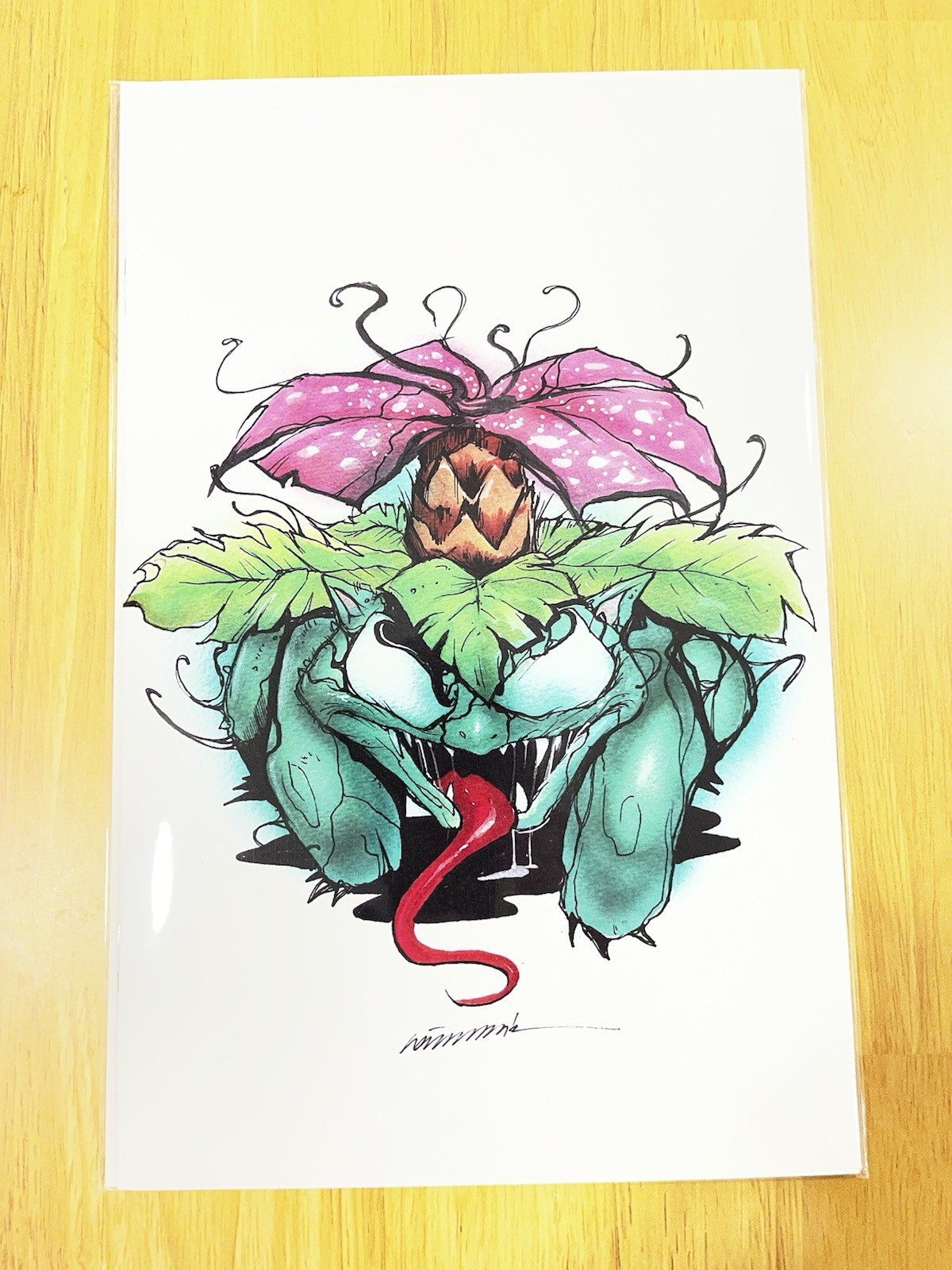 Multiverse Saga #1 Venomized Venusaur Gorkem Demir | quasi nuovo + fumetti Artist Alley