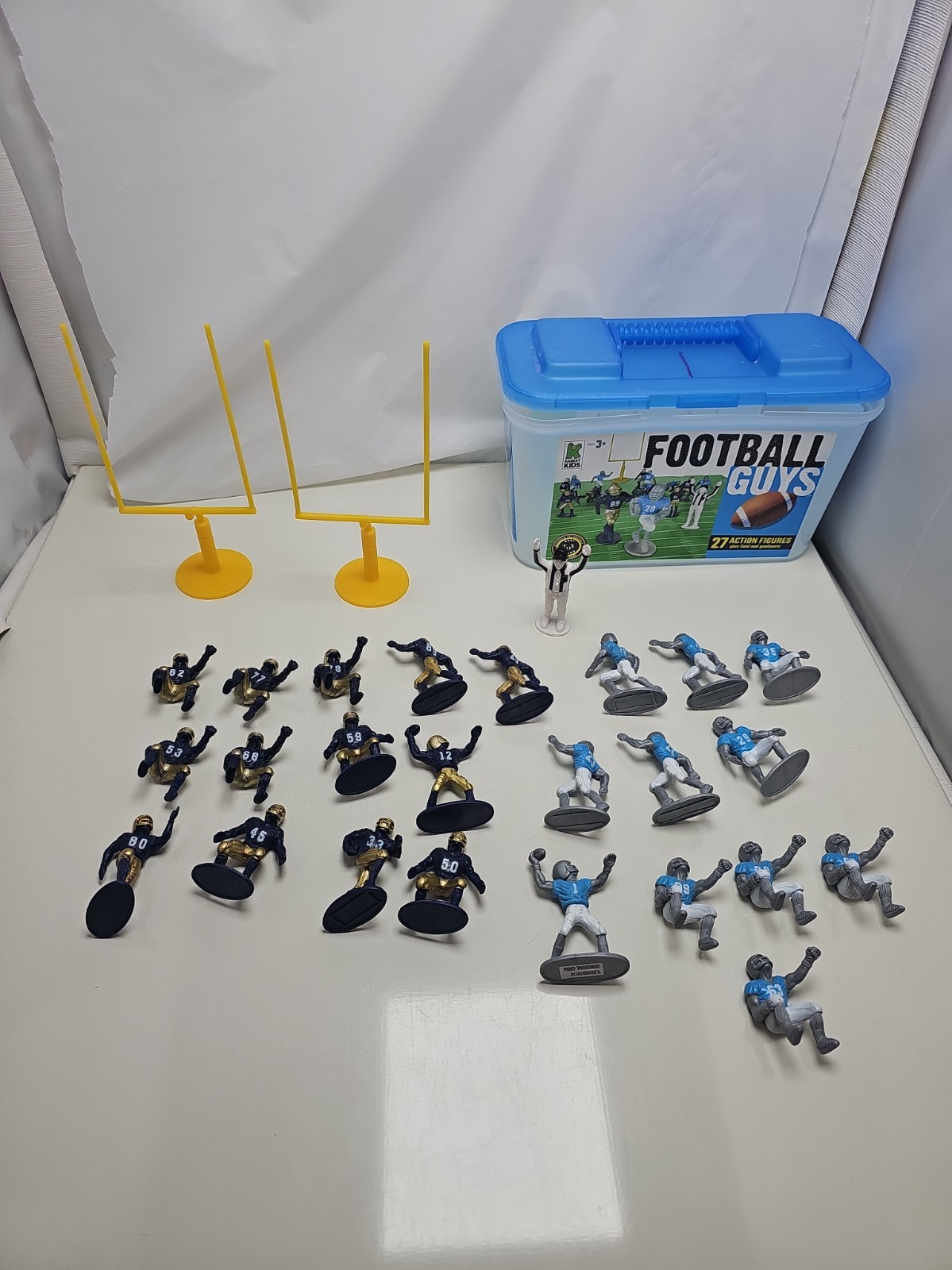 Kaskey action figure ragazzi calcio bambini non complete 24 figurine con tote LEGGI