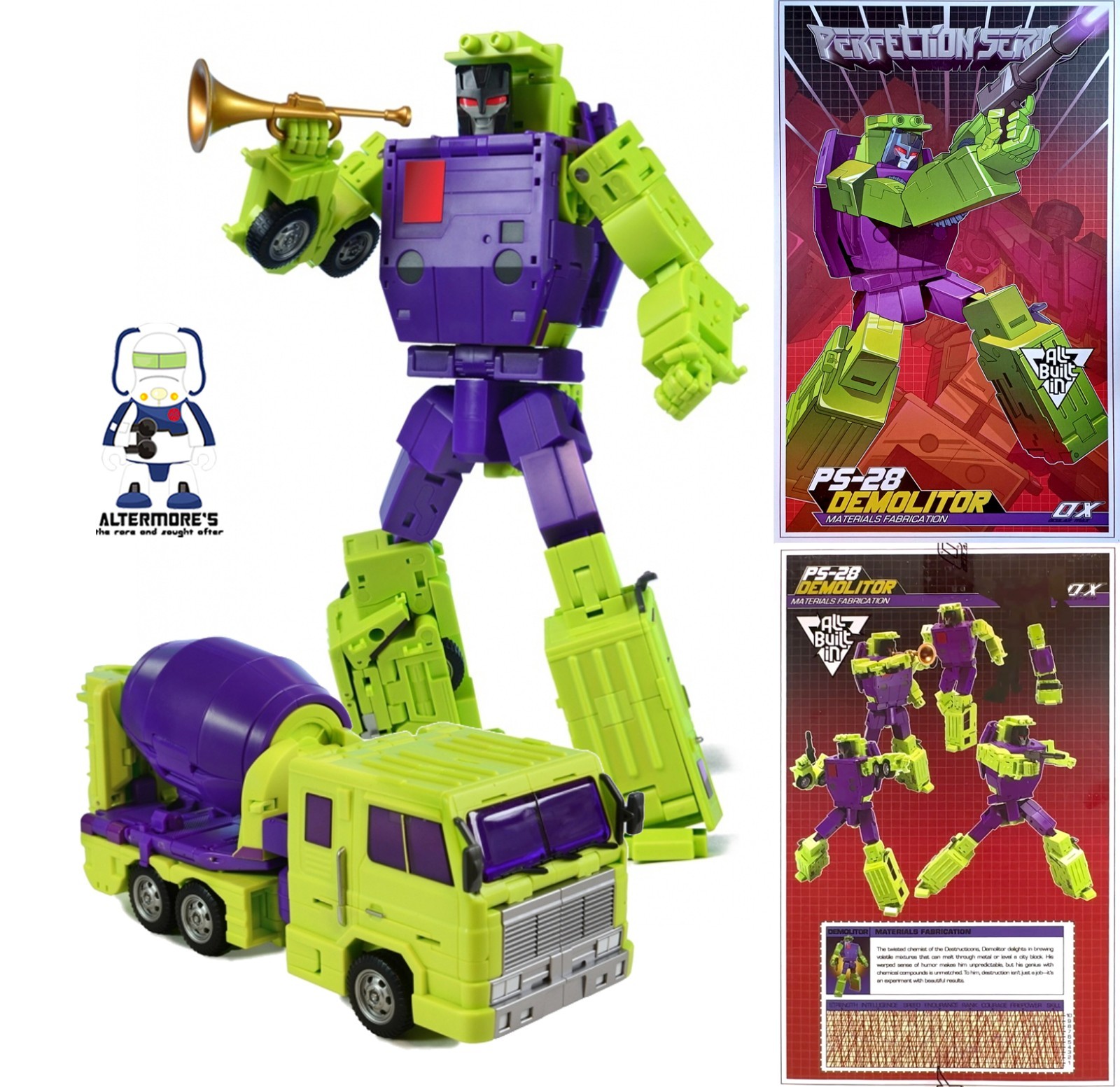 Mastermind Creations Ocular Max PS-28 Demolitor Masterpiece Mixmaster Ex-display