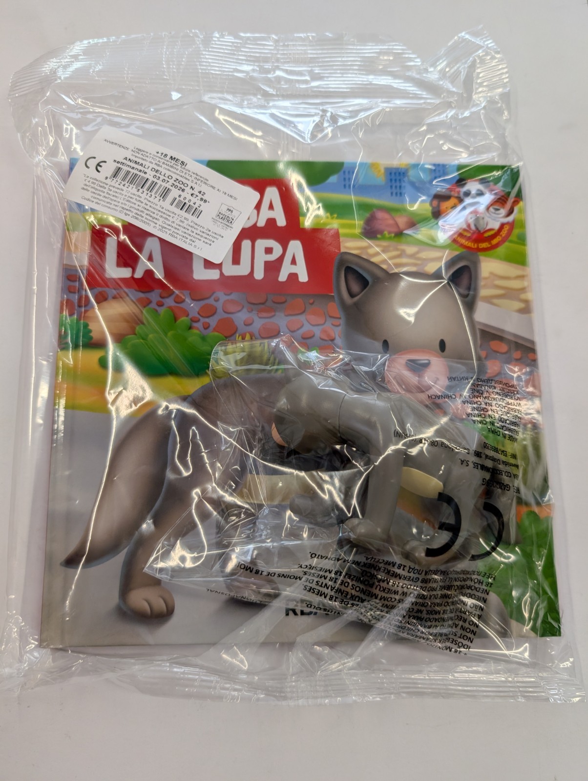 GLI ANIMALI DELLO ZOO N. 42 SINGA LA LUPA  - NUOVO EDICOLA LUGLIO 2026 RBA