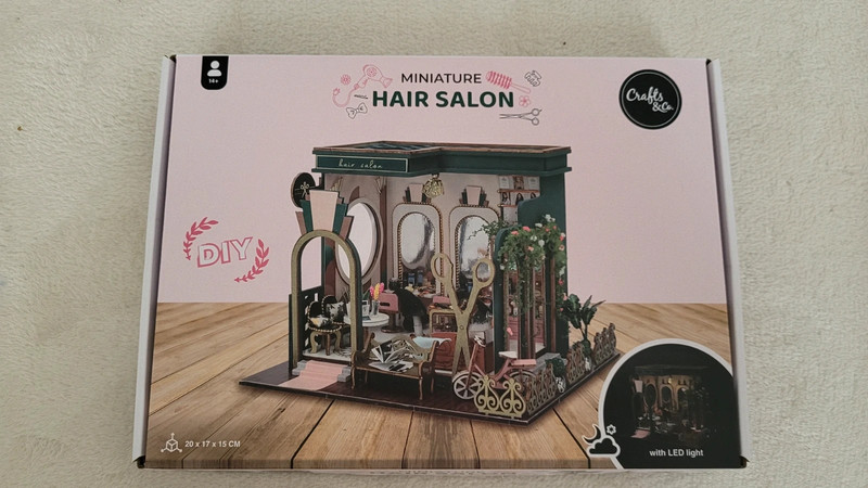 Miniature salon de coiffure