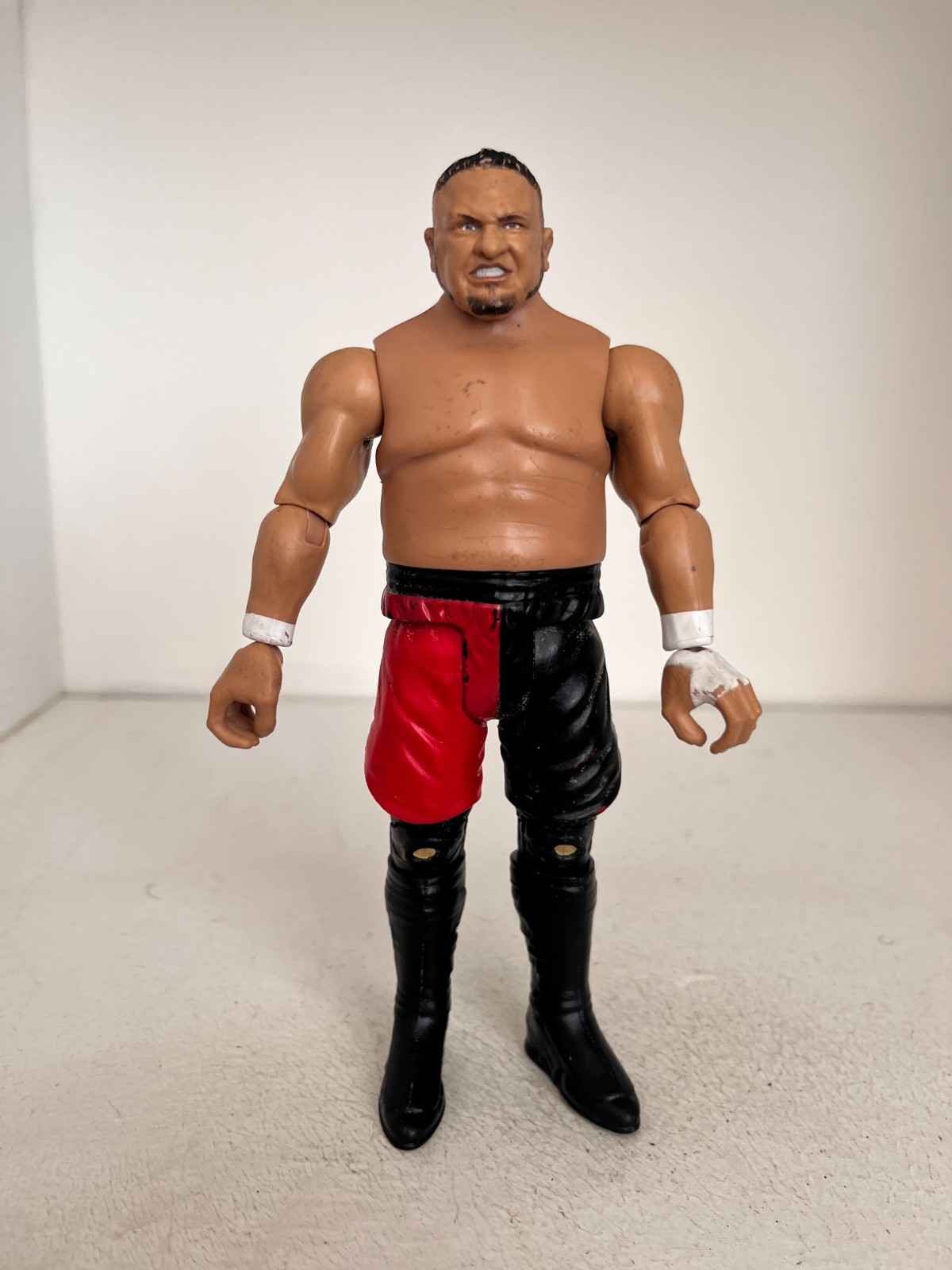WWE SAMOA JOE MATTEL GIOCATTOLO DA LOTTA ACTION FIGURE SERIE BASE 92
