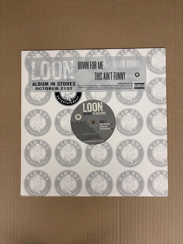 Loon - Down For Me feat. Mario Winans / This Ain't Funny - 12" in vinile