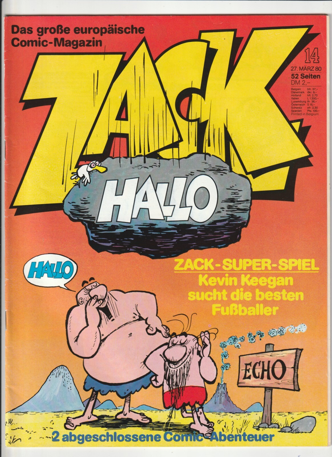 ✪ ZACK #14/1980, corallo COMICHEFT Z1/1-
