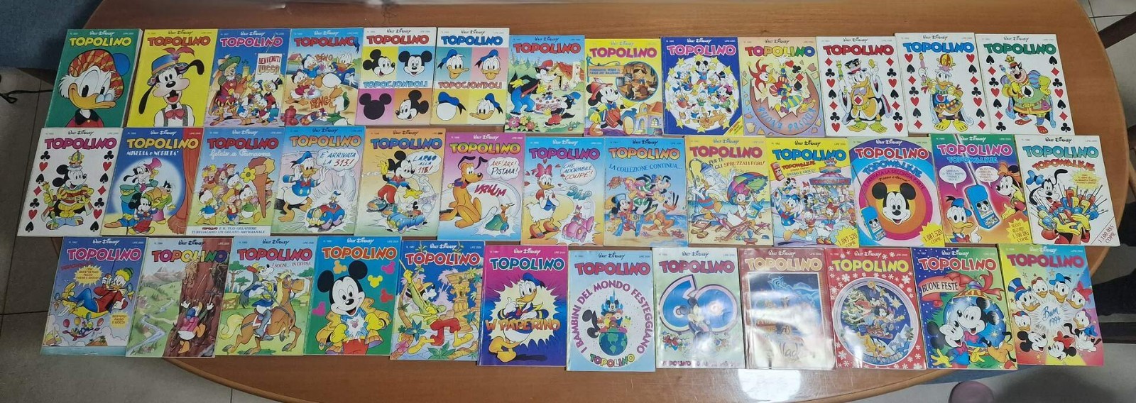 lotto fumetti topolino anno 1992-1993