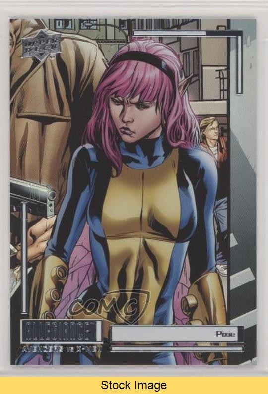2023 Upper Deck Allegiance Avengers vs X-Men Rainbow Pixie #C18 READ 1hr3