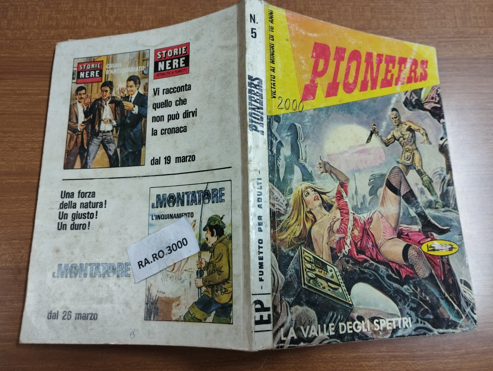 "PIONEERS" - FUMETTO N. 5 - DELL' APRILE 1981 - EDIZIONE EDIPERIODICI