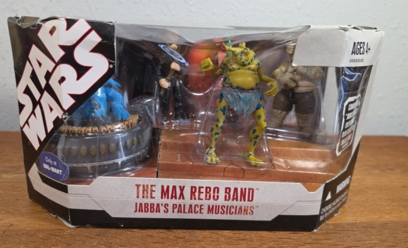 Star Wars The Max Rebo Band Figures Jabba’s Palace Entertainers 2007 Hasbro New