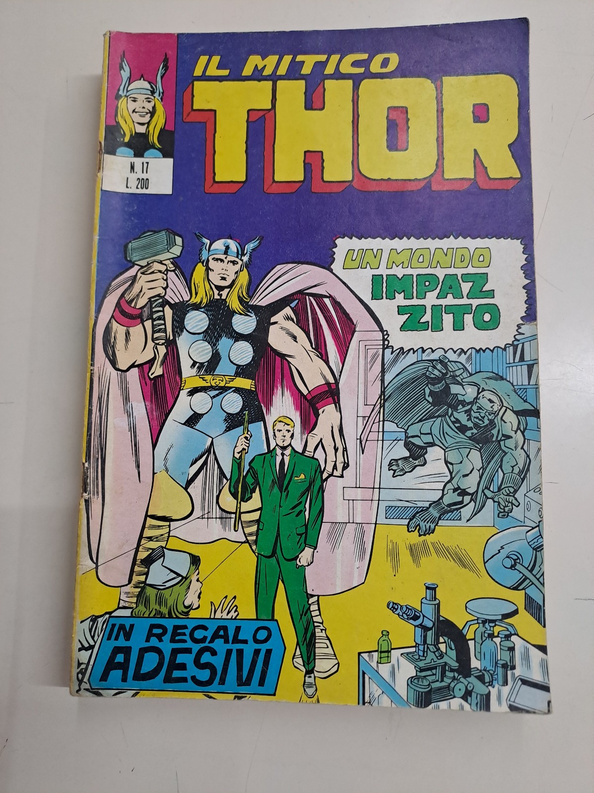 THOR EDIZIONI CORNO,NUMERO 17,DEL 1971 IN OTTIMO STATO, NON DA BUSTA.