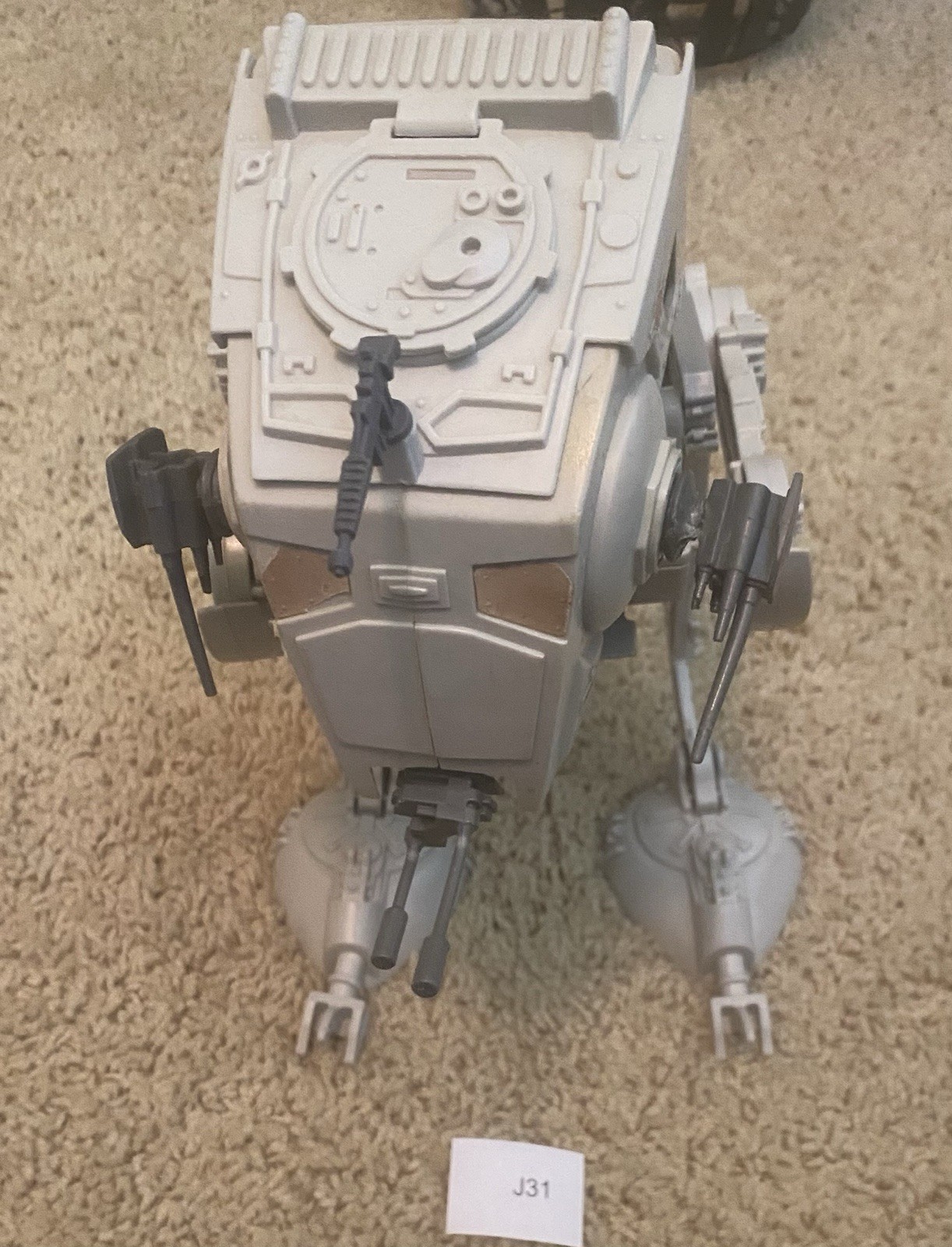 Star Wars Scout Walker AT-ST veicolo 1983 completo AT-ST J31