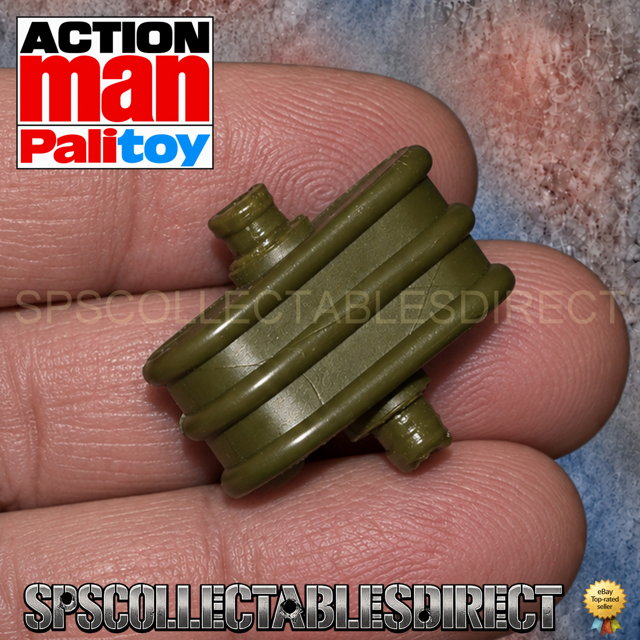 Action Man Vintage VAM Palitoy Fanteria Britannica Come Nuovo Filtro Bidone OMAGGIO P+P