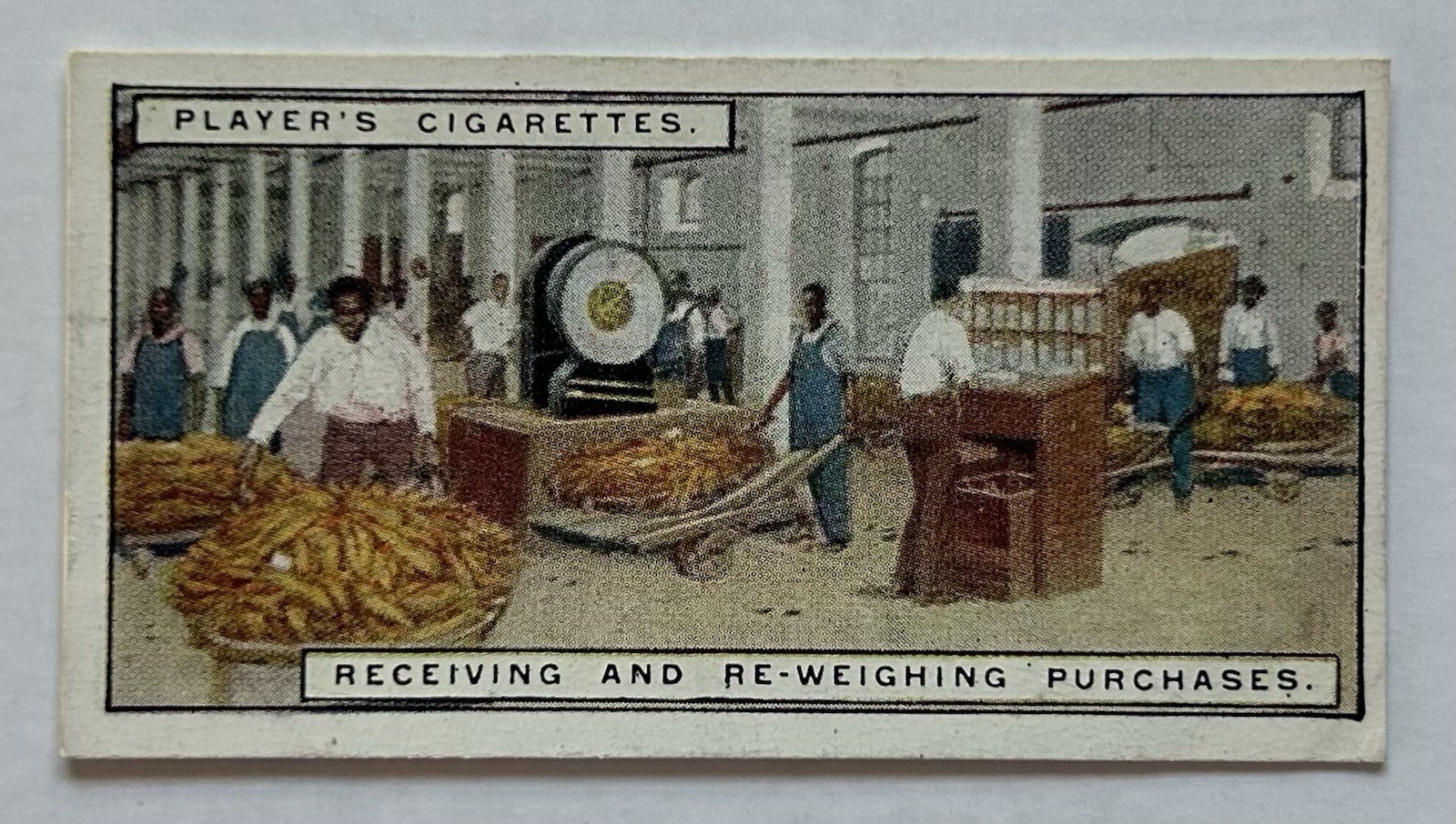 Player’s Tobacco Card Receiving Re-Weighing Purchases #15 CC5