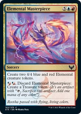 Elemental Masterpiece 182 Strixhaven: Scuola di Maghi Magic: The Gathering