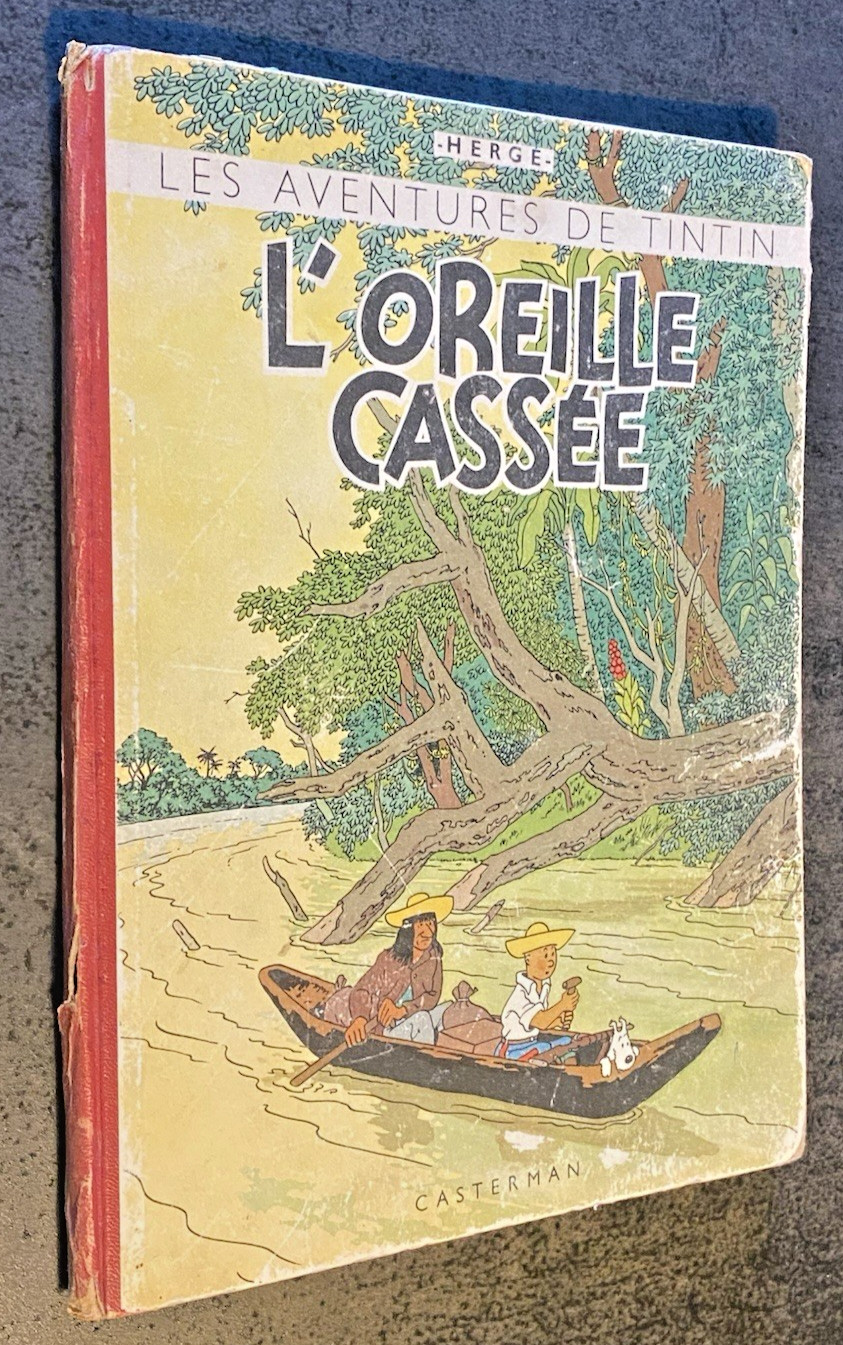 TINTIN : L'Oreille Cassée N°5 - B1 - 1946 - Cote BDM 1000 € - Etat Très Correct