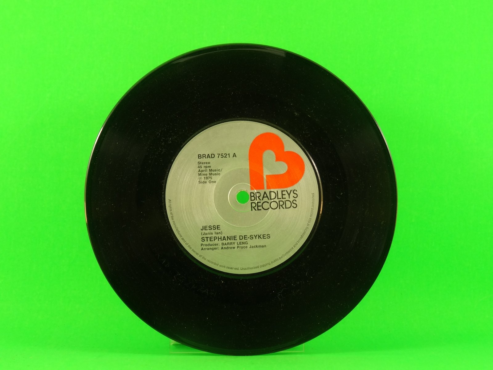 DE-SYKES,STEPHANIE JESSE (137) 7" BRADLEYS