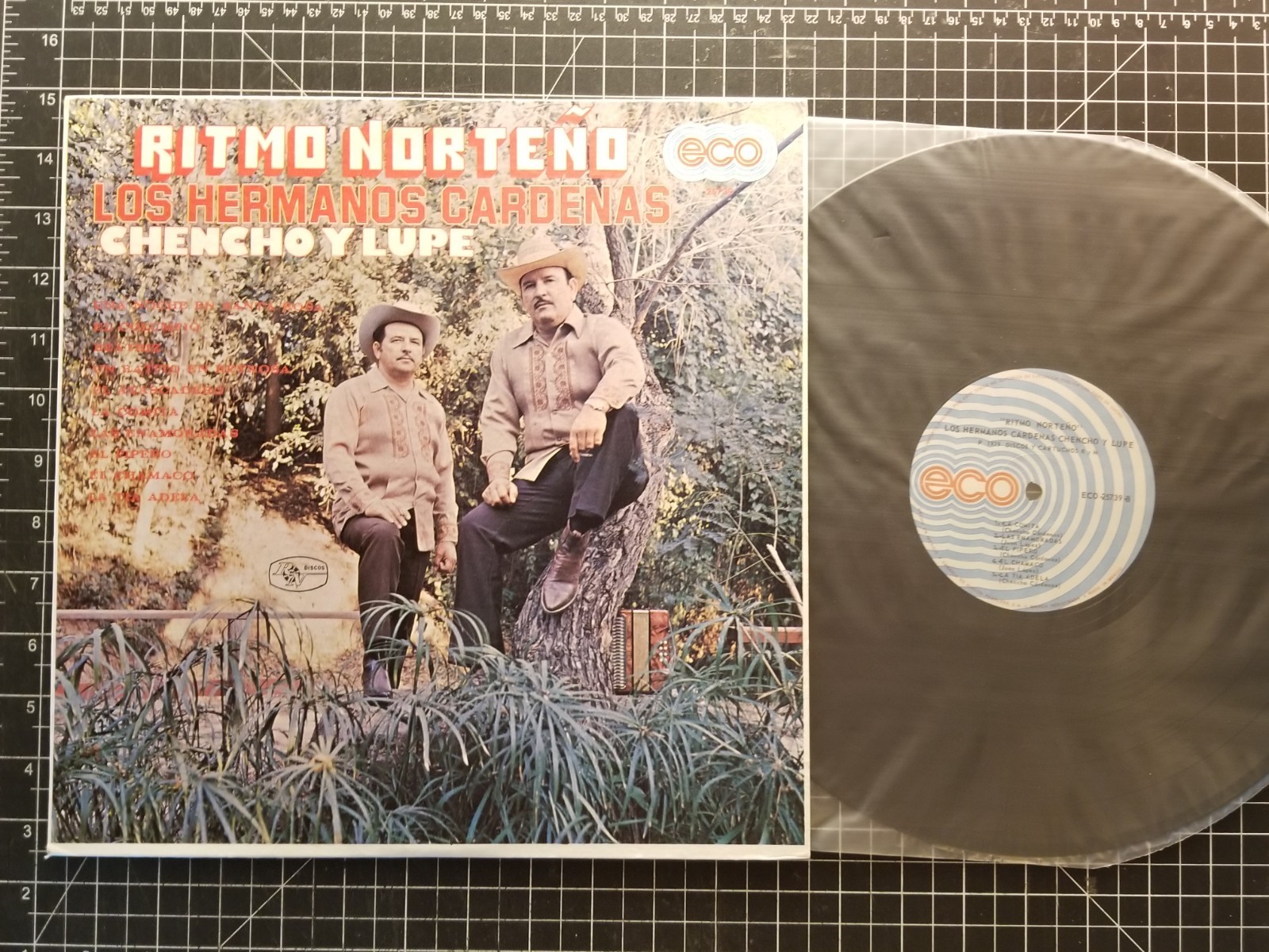 LOS HERMANOS CARDENAS CHENCHO Y LUPE Ritmo Norteño LP 1979 VG+ MEXICO PRESS