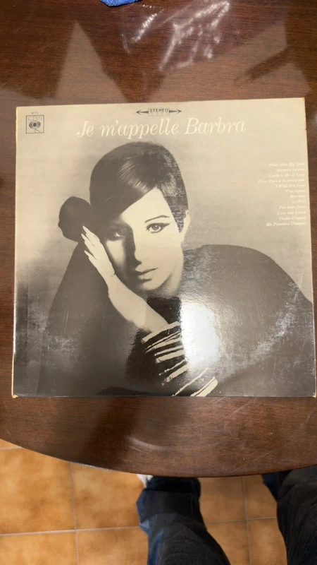 Barbra Streisand Je M'Appelle Barbra LP 1966 CBS