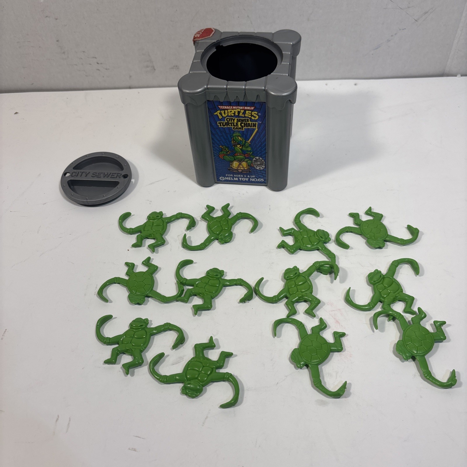 City Sewer Turtle Chain Game 1990 Teenage Mutant Ninja Turtles Mirage Studios