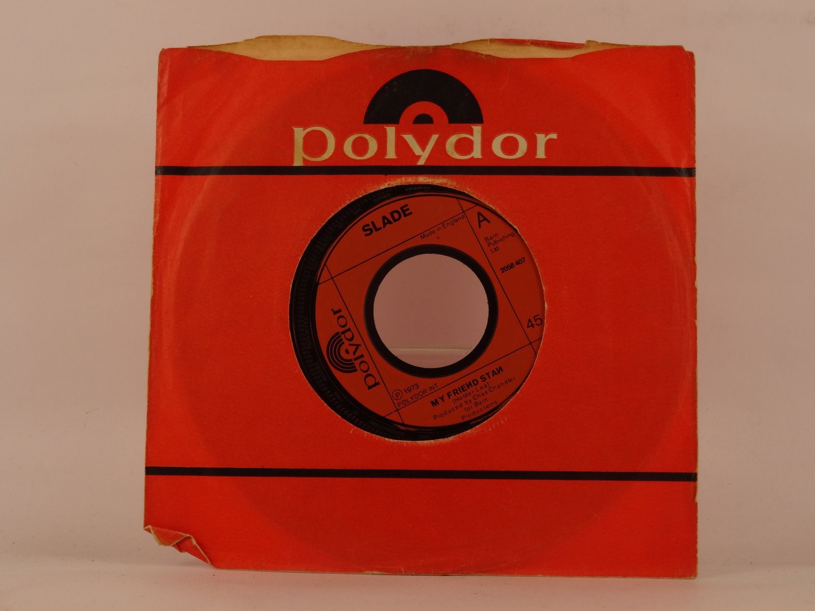 SLADE MY FRIEND STAN (96) 2 Track 7" Single including Company Sleeve POLYDOR