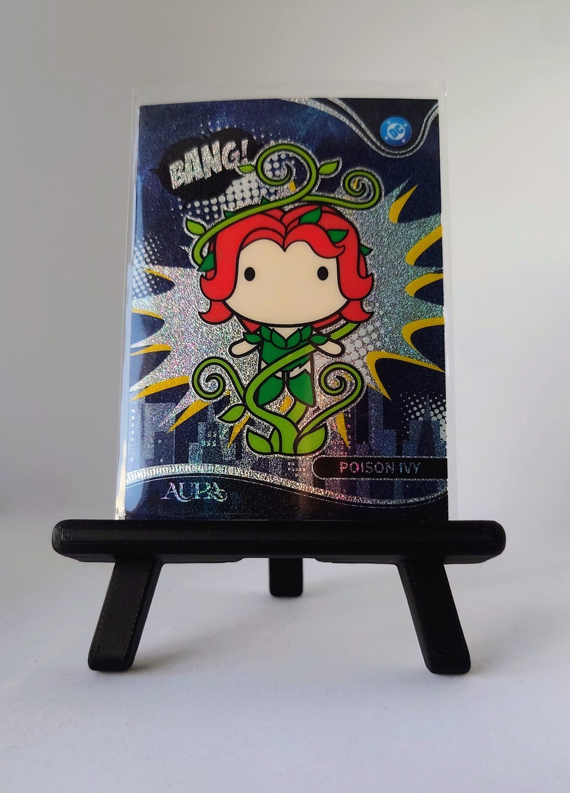 Kakawow DC Aura 2025 - Poison Ivy Chibi Parallel Card