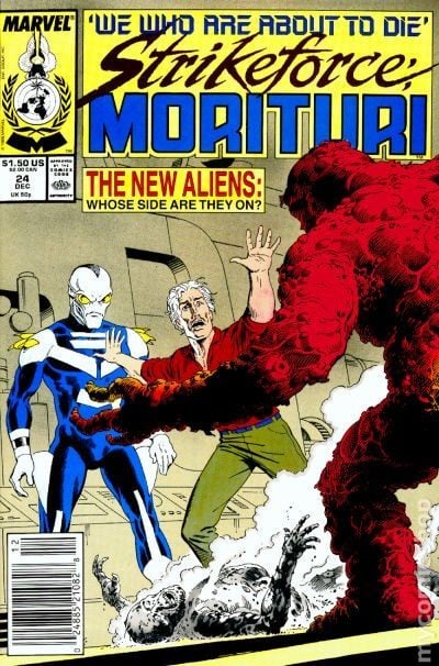 Strikeforce Morituri #24 FN 1988 Immagine Stock